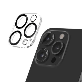 iPhone 15 Pro / 15 Pro Max Black Edge Camera Lens Protector