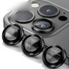 iPhone 15 Pro / 15 Pro Max HD Clear Camera Lens Protector - Black