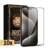 iPhone 15 Pro Full Coverage Tempered Glass Screen Protector - 10 Pack