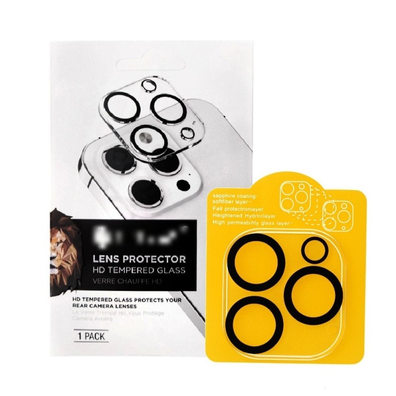 iPhone 13 Pro / 13 Pro Max Black Edge Camera Lens Protector
