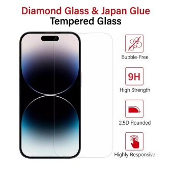 iPhone 14 Pro Max Tempered Glass Screen Protector - 10 Pack