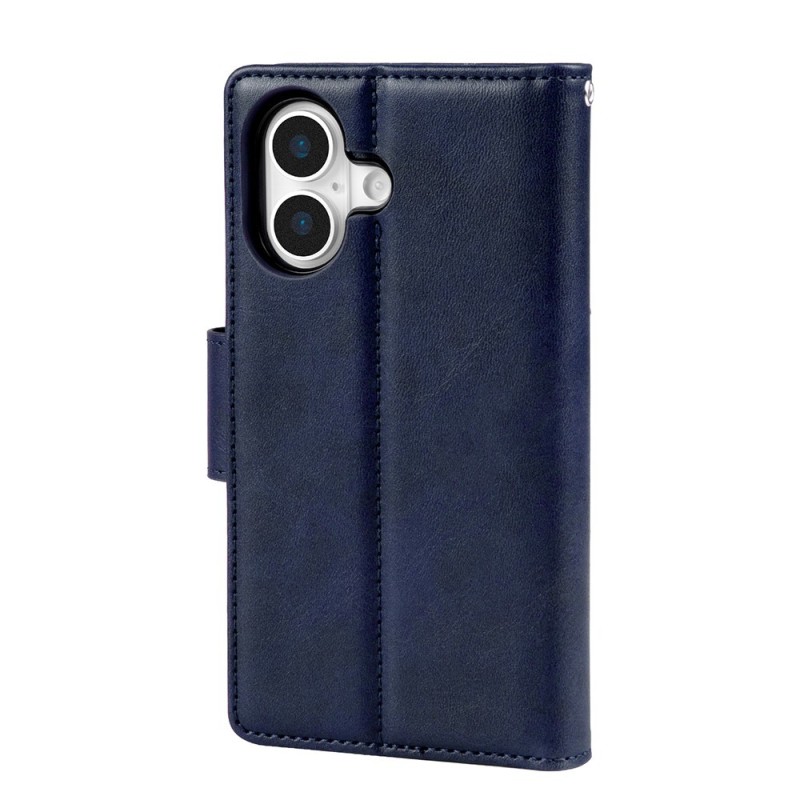iPhone 17 2-in-1 Detachable Magnetic Flip Leather Wallet Case Cover -