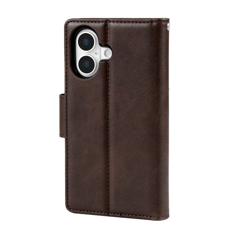 iPhone 17 2-in-1 Detachable Magnetic Flip Leather Wallet Case Cover -
