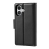 iPhone 17 2-in-1 Detachable Magnetic Flip Leather Wallet Case Cover -