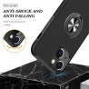 iPhone 14 Pro Max Shockproof with Ring Holder Stand Case Cover - Pink