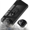 iPhone 13 Pro Max Shockproof with Ring Holder Stand Case Cover - Black