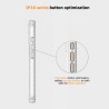 iPhone 16 Pro Slim Shockproof Clear Case Cover - Shiny Clear