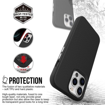 iPhone 13 Pro Max Rugged Shockproof Case Cover - Rose Gold | Australia