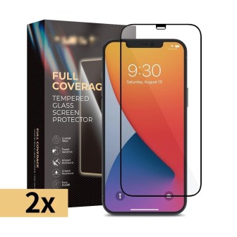 iPhone 12 Pro Max Full Coverage Tempered Glass Screen Protector - 2 Pa