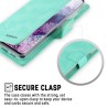 iPhone 14 Pro Max Leather Wallet Flip Diary Case Cover - Hot Pink