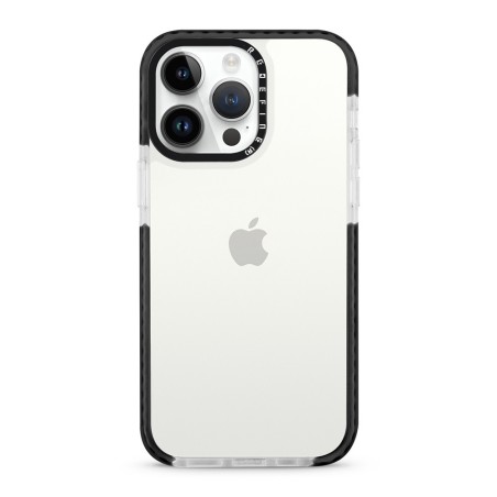 iPhone 13 Pro Max Slim Shockproof Clear Case Cover - Black | Australia