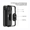 iPhone 12 Pro Max Shockproof with Ring Holder Stand Case Cover - Red