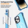 iPhone 15 Pro Max Bounce Impact Slim Shockproof Clear Case Cover - Cle