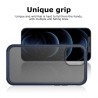 iPhone 12 Pro Max Heavy-Duty Armor Shockproof Case Cover - Clear / Grey | Australia