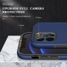 iPhone 12 Pro Max Shockproof with Ring Holder Stand Case Cover - Navy