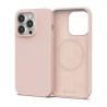 iPhone 15 Pro Max MagSafe Compatible Liquid Silicone Case Cover - Pink