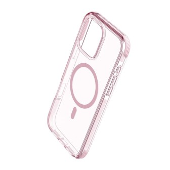 iPhone 16 Pro Ultimate Impact Clear Case Cover - Clear Pink