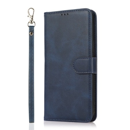 iPhone 13 Pro Max Leather Wallet Flip Diary Case Cover - Blue