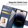 iPhone 13 Pro Max 2-in-1 Detachable Magnetic Flip Leather Wallet Case