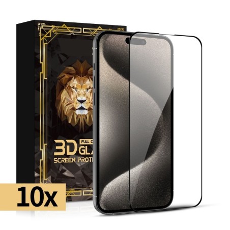 iPhone 15 Plus / 16 Plus Full Coverage Tempered Glass Screen Protector