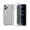 iPhone 12 Pro Max Glitter Clear Shockproof Case Cover - Grey