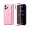 iPhone 12 Pro Max Slim Shockproof Clear Case Cover - Pink | Australia