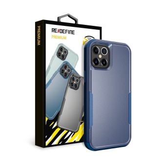 iPhone 12 Pro Max Heavy-Duty Armor Shockproof Case Cover - Navy