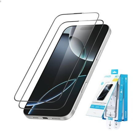 iPhone 15 Pro Anker Easy Fit Tempered Glass Screen Protector