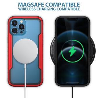 iPhone 14 Pro Max Heavy-Duty Armor Shockproof Case Cover - Black