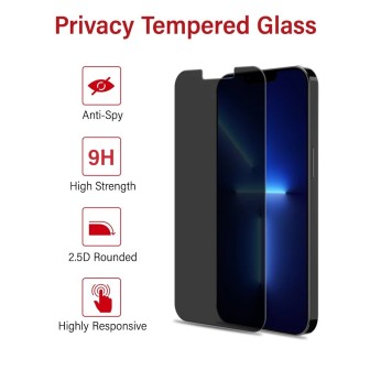 iPhone 13 / 13 Pro / 14 / 16E Privacy Anti-Spy Tempered Glass Screen P