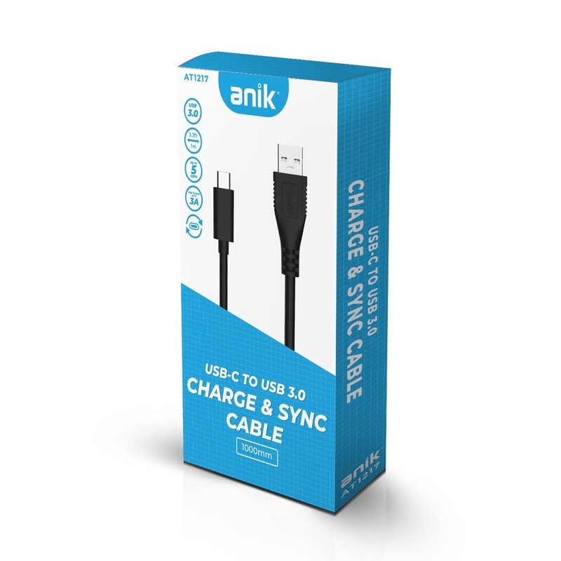 Anik AT1217 3A USB Type-C to USB 3.0 Charge... | RepairMart