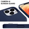 iPhone 17 Air Liquid Silicone Case Cover - Navy | Australia