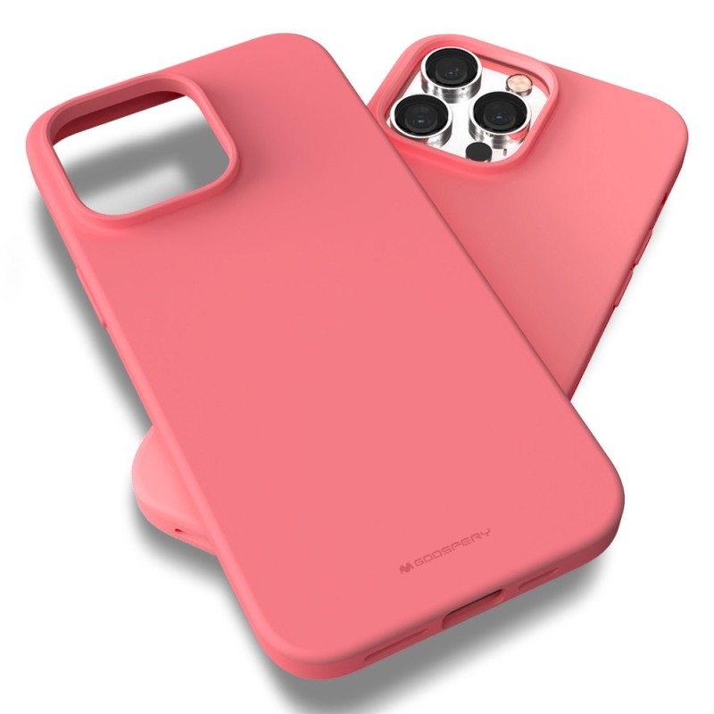 iPhone 15 Pro Soft Feel Jelly Case Cover - Pink | Australia