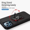 iPhone 13 Pro Shockproof with Ring Holder Stand Case Cover - Blue