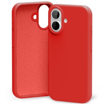iPhone 17 Soft Silicone Case Cover - Red | Australia