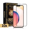 iPhone 14 Pro Full Coverage Tempered Glass Screen Protector - 10 Pack