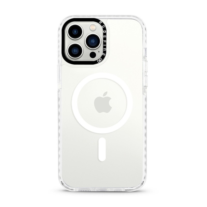 iPhone 12 Pro Max Slim Shockproof Clear Case Cover - Black | Australia