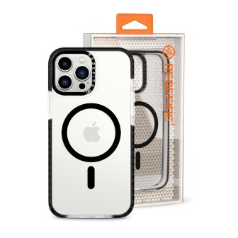 iPhone 12 Pro Max Slim Shockproof Clear Case Cover - Black | Australia