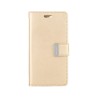 iPhone 15 Pro Leather Wallet Flip Diary Case Cover - Gold | Australia