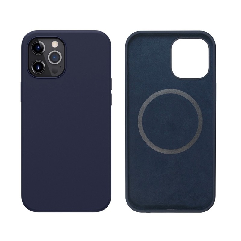 iPhone 12 Pro Max Liquid Silicone Case Cover - Navy | Australia