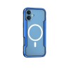iPhone 16 Plus Heavy-Duty Armor Shockproof Case Cover - Blue