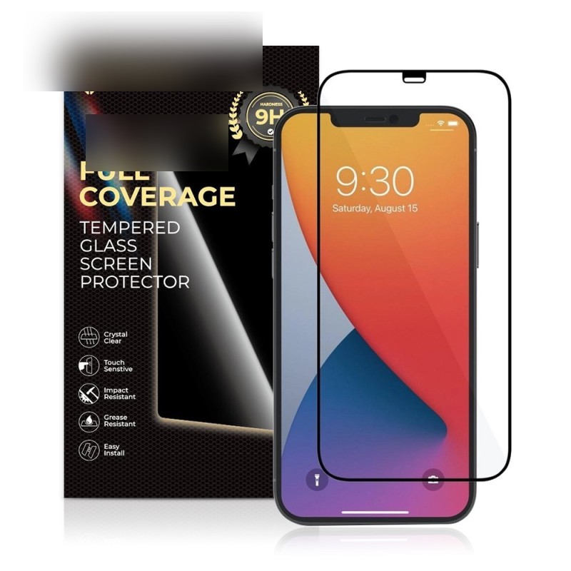 iPhone 12 / 12 Pro Full Coverage Tempered Glass Screen Protector