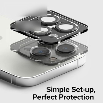 iPhone 12 Pro HD Clear Camera Lens Protector - Silver | Australia