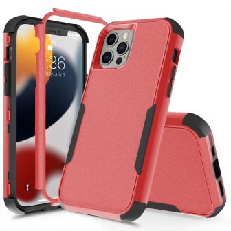 iPhone 13 Pro Heavy-Duty Armor Shockproof Case Cover - Red | Australia