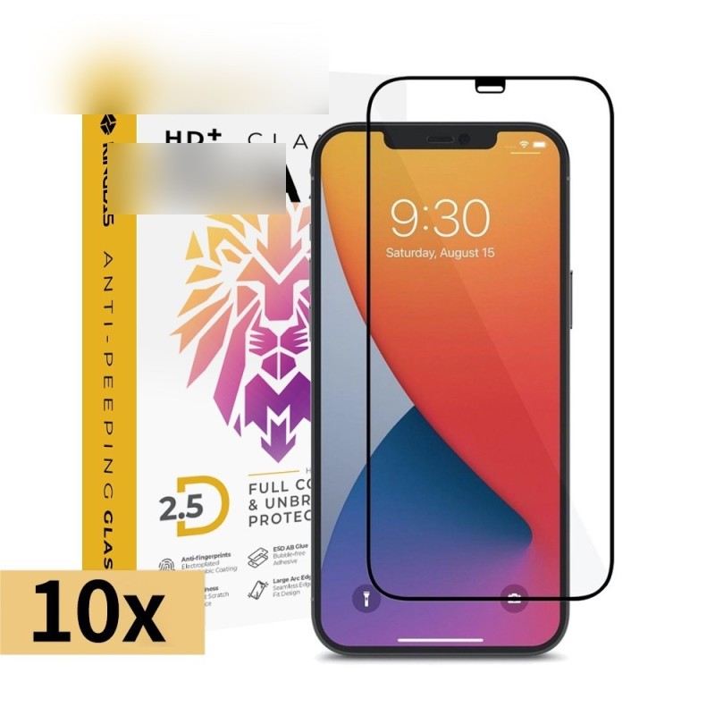 iPhone 12 / 12 Pro Full Coverage Tempered Glass Screen Protector - 10