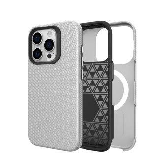 iPhone 15 Pro Rugged Shockproof Case Cover - Silver | Australia