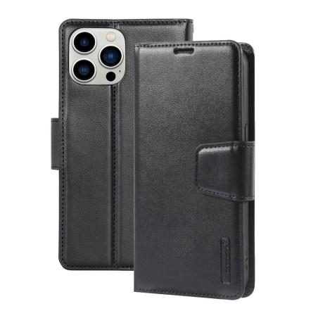 iPhone 14 Pro Leather Wallet Flip Diary Case Cover - Navy | Australia