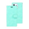 iPhone 15 Pro Leather Wallet Flip Diary Case Cover - Mint | Australia