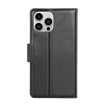 iPhone 14 Pro Leather Wallet Flip Diary Case Cover - Navy | Australia