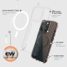 iPhone 15 Pro Max Ultimate Impact Clear Case Cover - Clear White